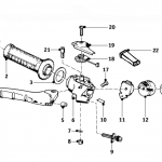 BMW R50 to R69S Controls - rightBMW R50 to R69S Controls - right