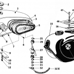 BMW R50 to R69S Fuel tank