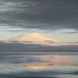 Mount Melbourne 2732 m. Terra Nova Bay, East Antarctica