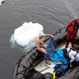 Lewis Pugh, activist, supporting Ross sea to become a MPA